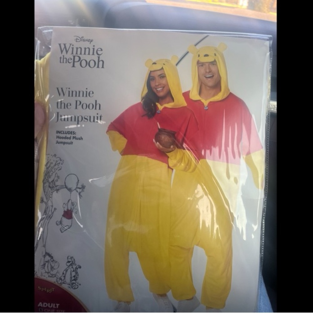 Couple Costume! 2 Winnie the Pooh Jumpsuits!